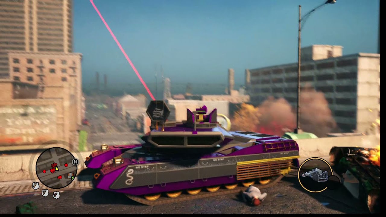 Saints Row 3 Remastered Tank Rampage