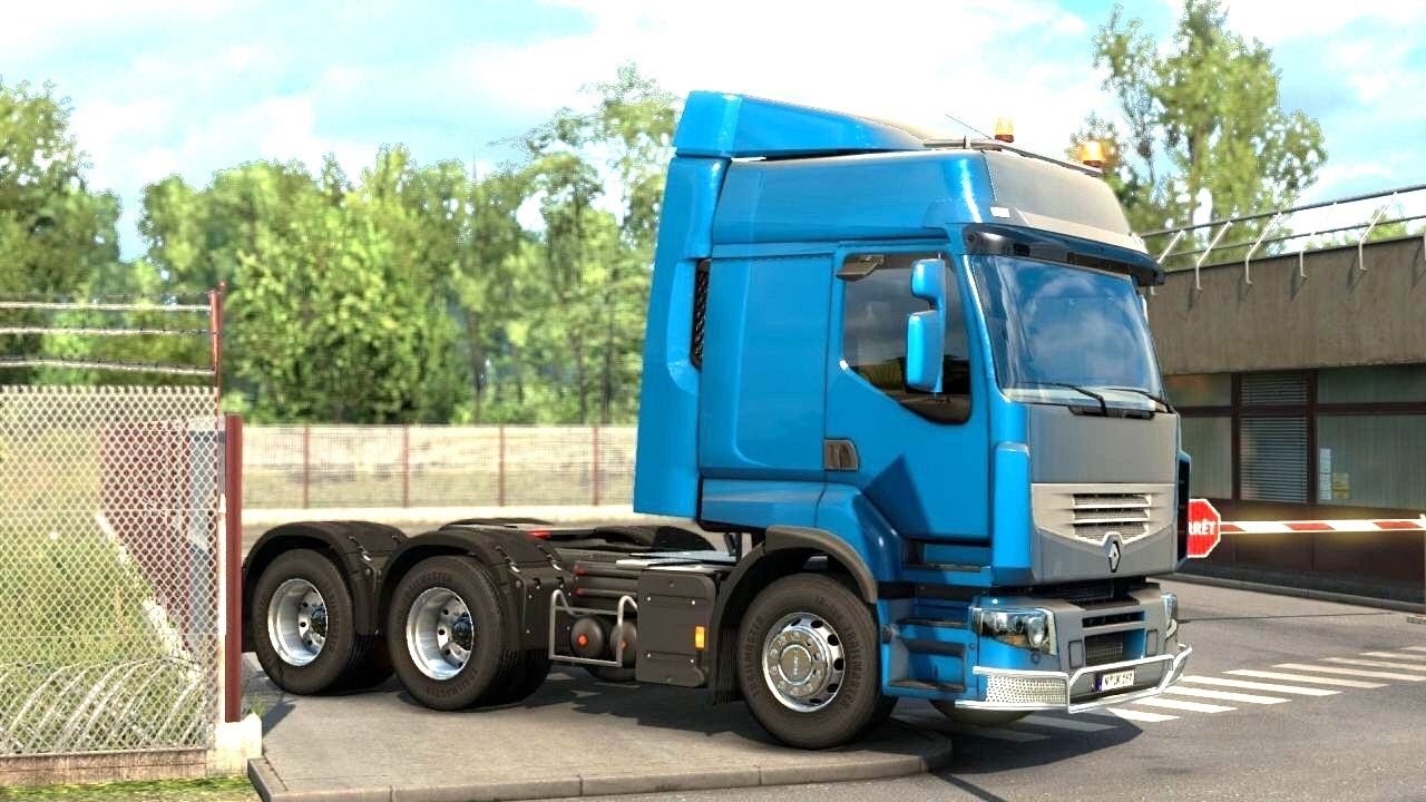 ETS 2 - Renault Premium Trailer Pick Up from Paluel