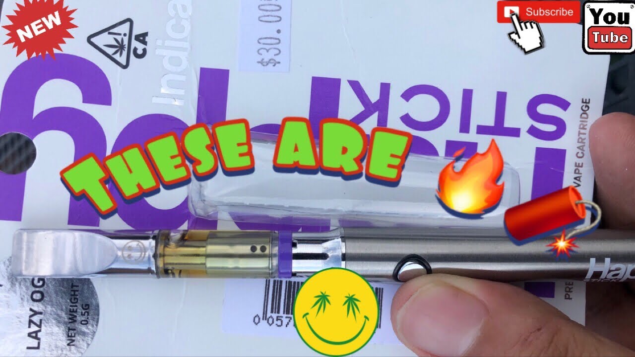 Happy sticks -Lazy OG (Review) #happysticks #cartridge #indica #vvs