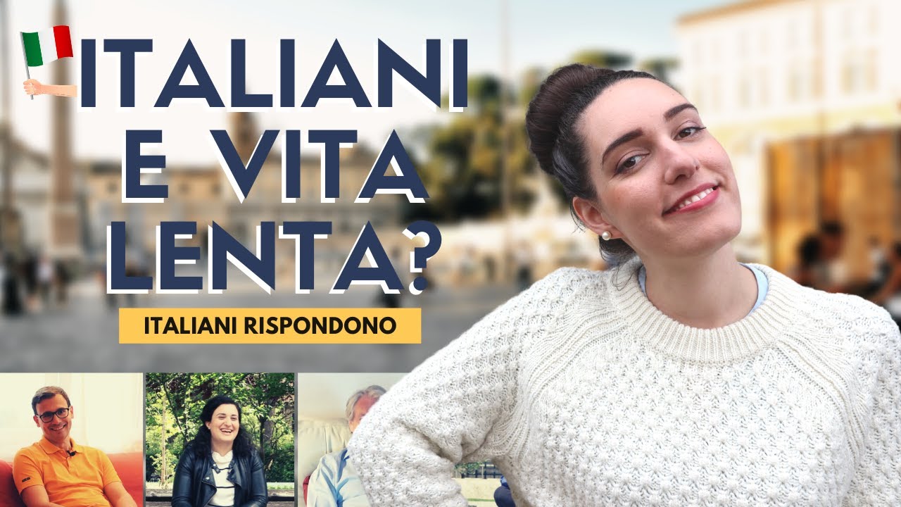 ITALIAN INTERVIEW SERIES (ep.9) - Italiani e vita lenta? | Native Italian with Subtitles