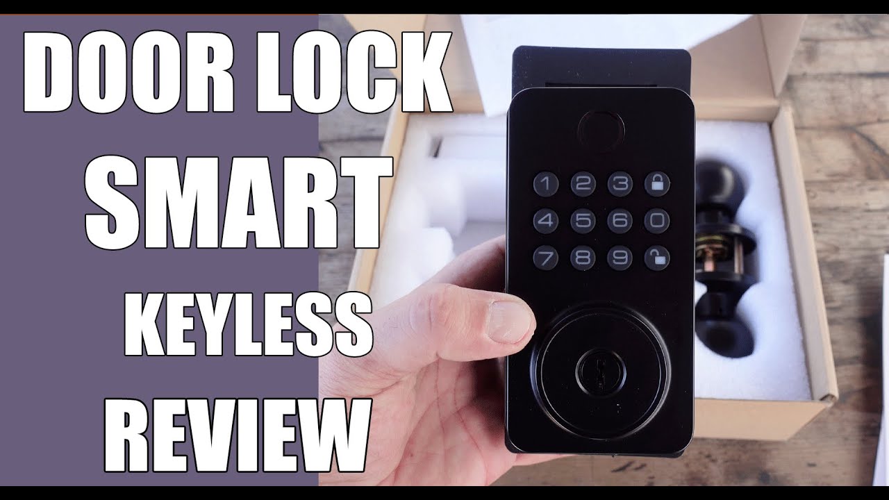 Smart Keyless Door Lock with Fingerprint, App & Keypad | Easy Install & Auto Lock