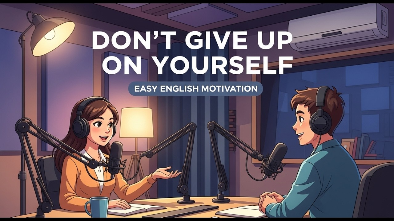 Don’t Give Up on Yourself – Easy English Motivation