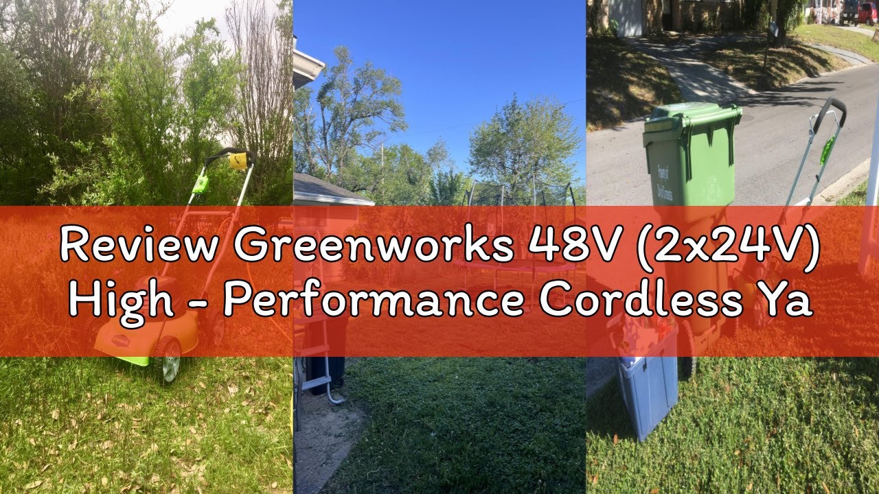 Review Greenworks 48V (2x24V) High - Performance Cordless Yard Tool Combo: 21