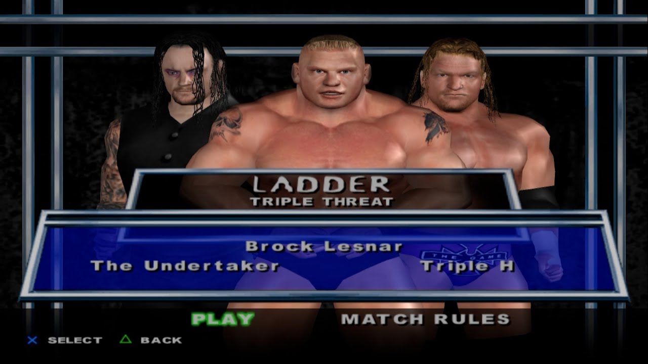 WWE SmackDown! Here Comes the Pain - Brock Lesnar,The Undertaker,Triple H (LADDER)