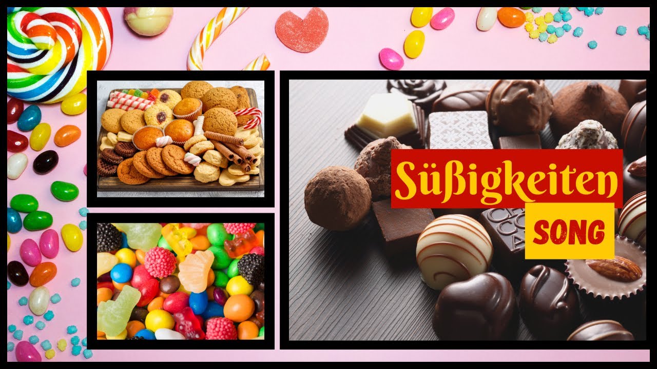 SÜßIGKEITEN LIED | German sweets SONG | Ich liebe alle Süßigkeiten | German for beginners