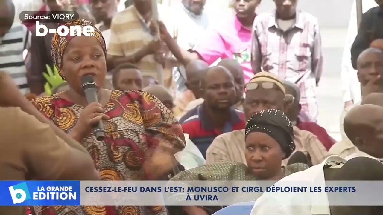 Cessez-le-feu dans l’Est : la MONUSCO et la CIRGL déploient des experts à Uvira.