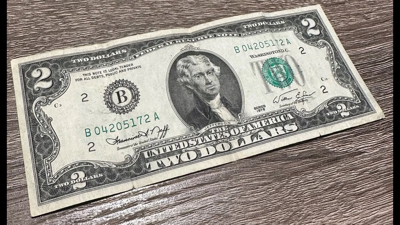CUANTO vale un BILLETE de 2 DOLARES Estadounidense? (LOS MAS BUSCADOS)