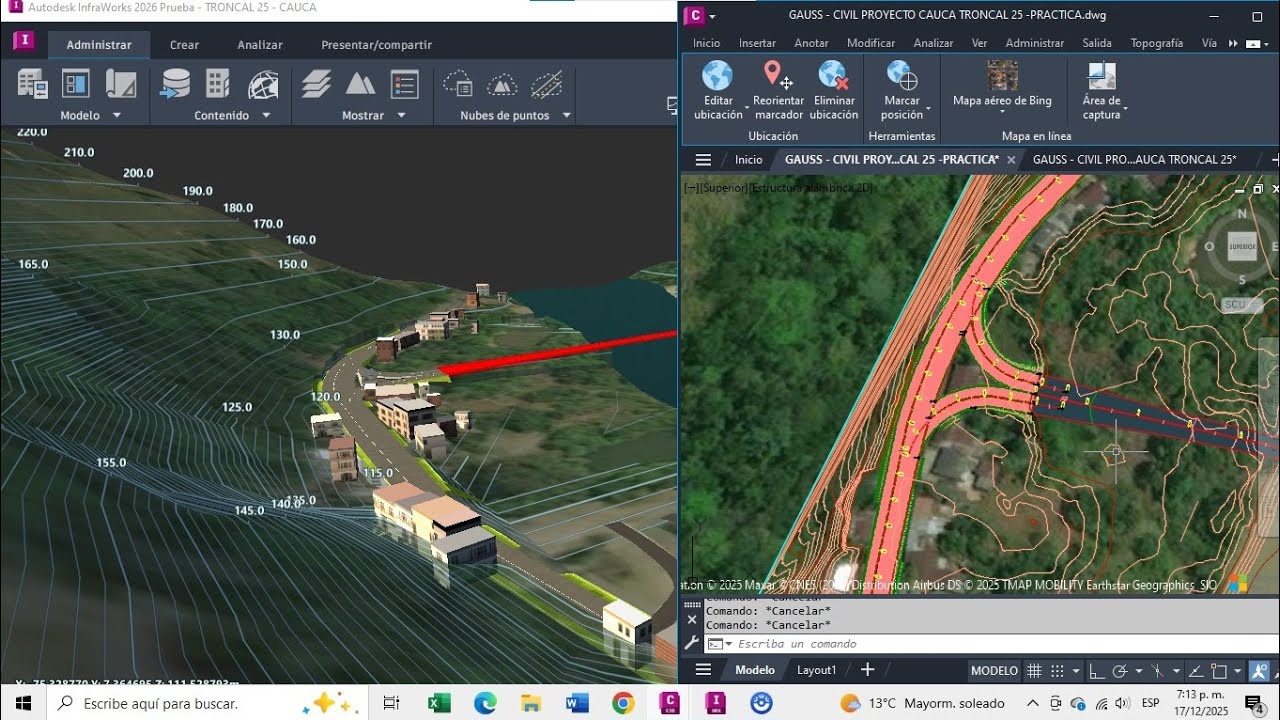 INTEROPERABILIDAD DE INFRAWORKS EN PROYECTOS CIVIL 3D 🧑‍💻