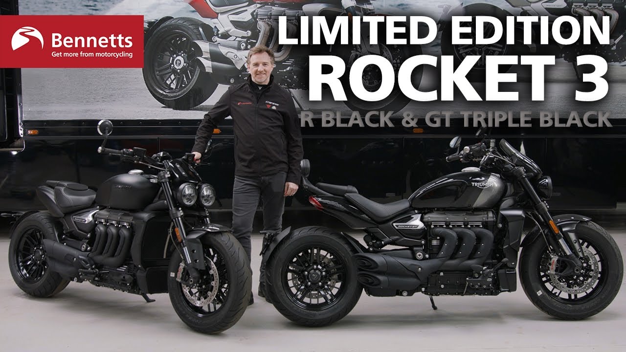 New limited edition Triumph Rocket 3 R Black & GT Triple Black [2021] - Price, Details & Interview