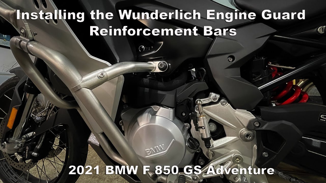 Installing Wunderlich Engine Bar Reinforcments 2021 BMW F 850 GS Adventure