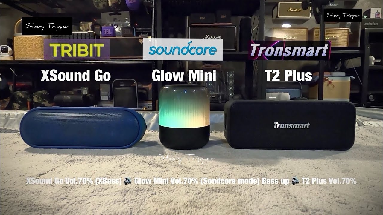 Tribit XSound Go vs Soundcore Glow Mini vs Tronsmart T2 Plus