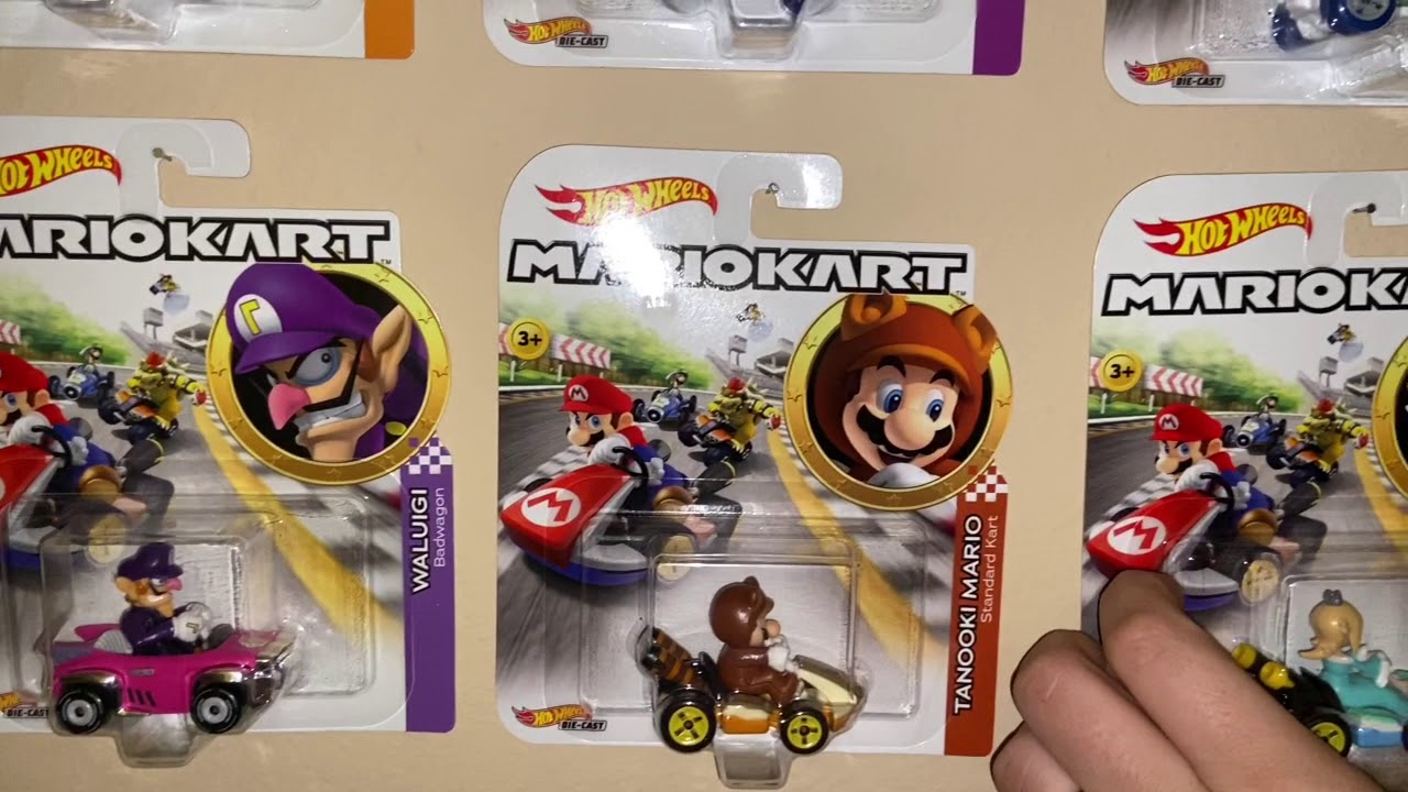 Mario Kart Hot Wheels Tanooki Mario