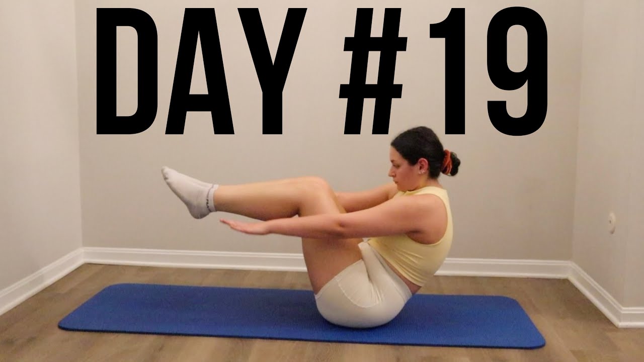 Day #19 Pilates 30 Day Workout Challenge At Home Fitness No Equipment