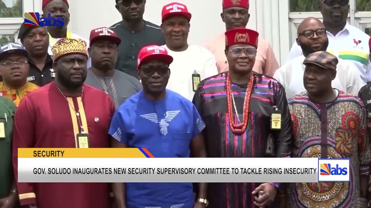 Governor Soludo Inaugurates New Security Supervisory Committee To Tackle Rising Insecurity