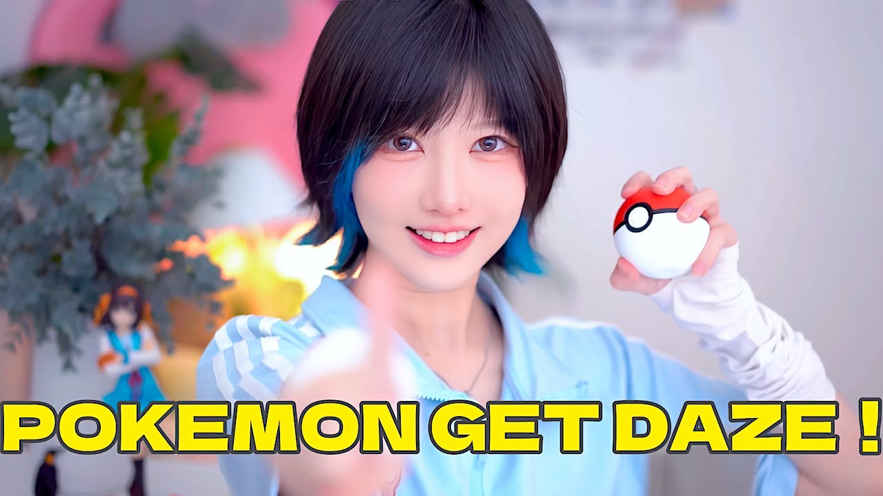 Japanese Anime Girl Sings Pok&eacute;mon Song: Cosplay Girl Performance with Cute Smile 🎤🌟 #PokemonCosplay