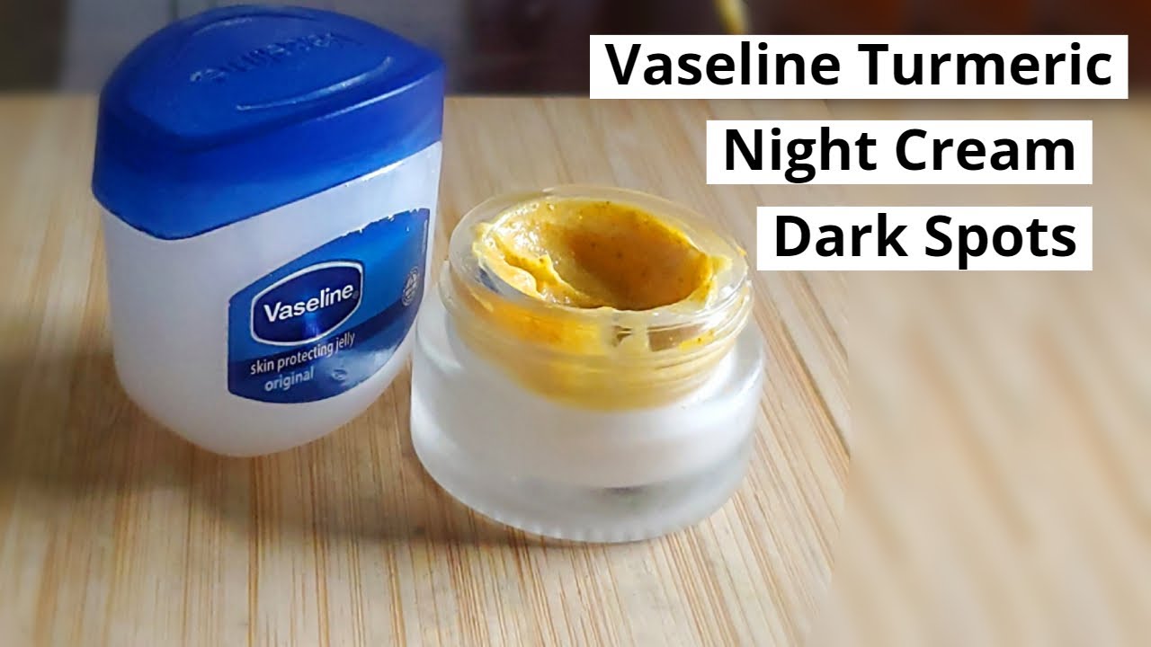 Apply Vaseline & Turmeric on Face to Remove DARK SPOTS in 3 Days - Best Collagen Cream for Wrinkles