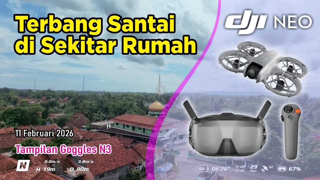View Goggles N3 || Terbang Santai di Sekitar Rumah