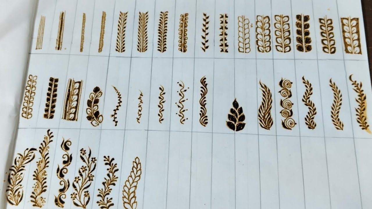 Basic mehndi design for beginners |Day 1| #basic #mehndi #easymehndi #henna #viralvideo 