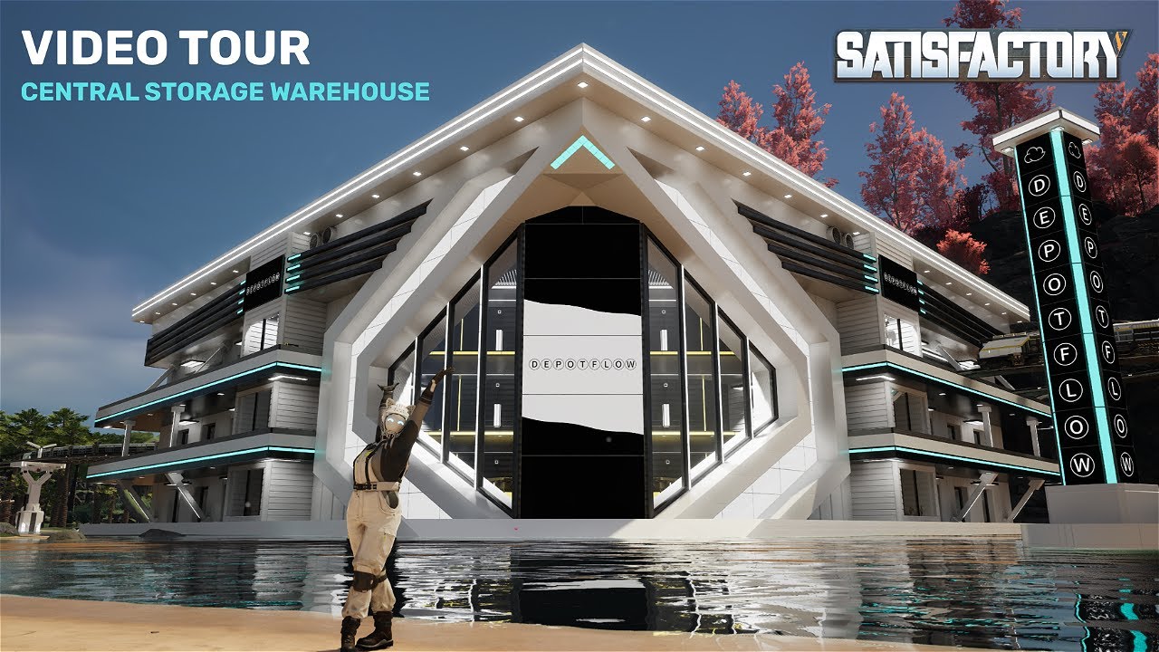 Central Storage Warehouse Tour (DepotFlow) - Satisfactory