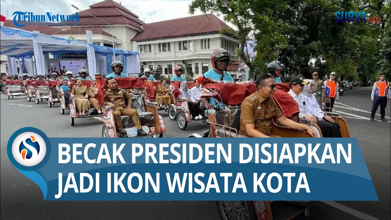 Becak Listrik Bantuan Presiden Prabowo Disiapkan Jadi Ikon Wisata Baru Kota Malang