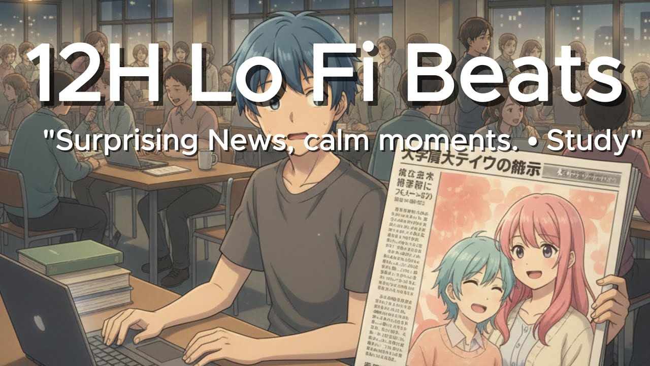 📰 Surprising News Focus | Lo-Fi Beats for Deep Work, Coding & Study (12-Hour Live)