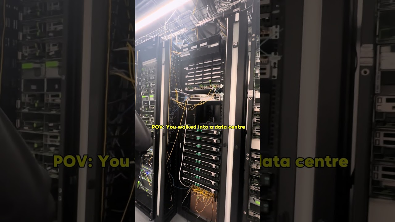 POV: You walked into a data centre