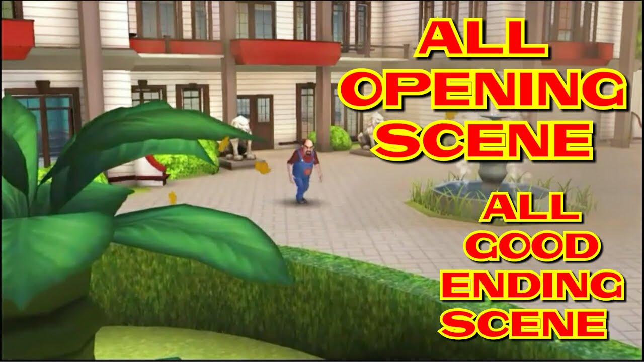 Scary Stranger 3D - All Opening Scene + All Good Ending Scene