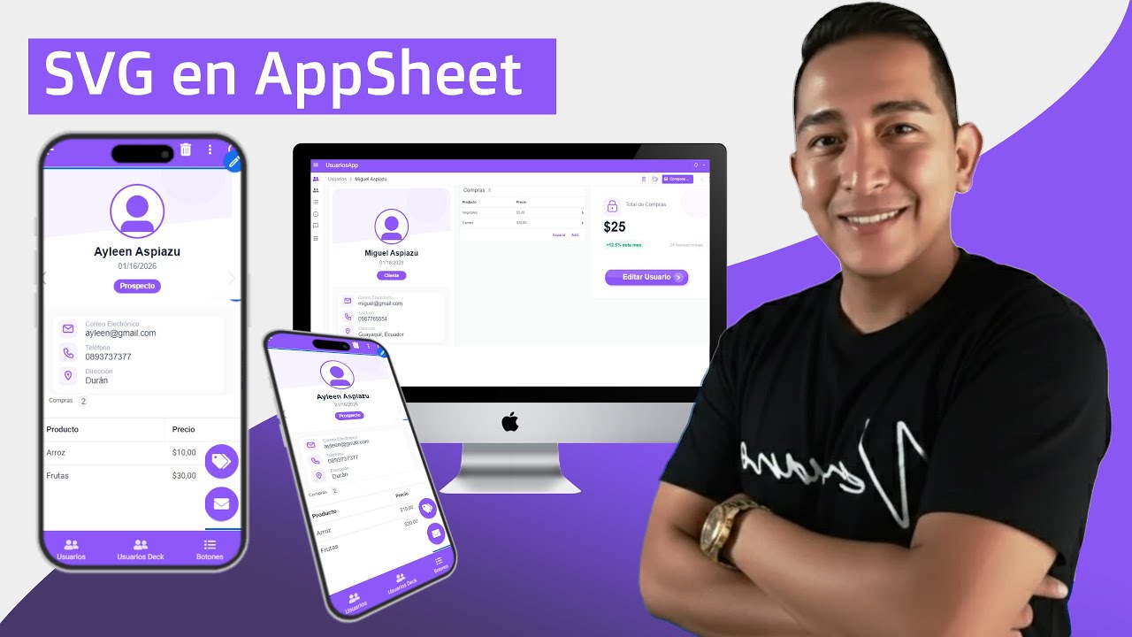 SVG en AppSheet: Diseños, Botones, Tamaños y Automatización de Campos y Colores Paso a Paso | 2026