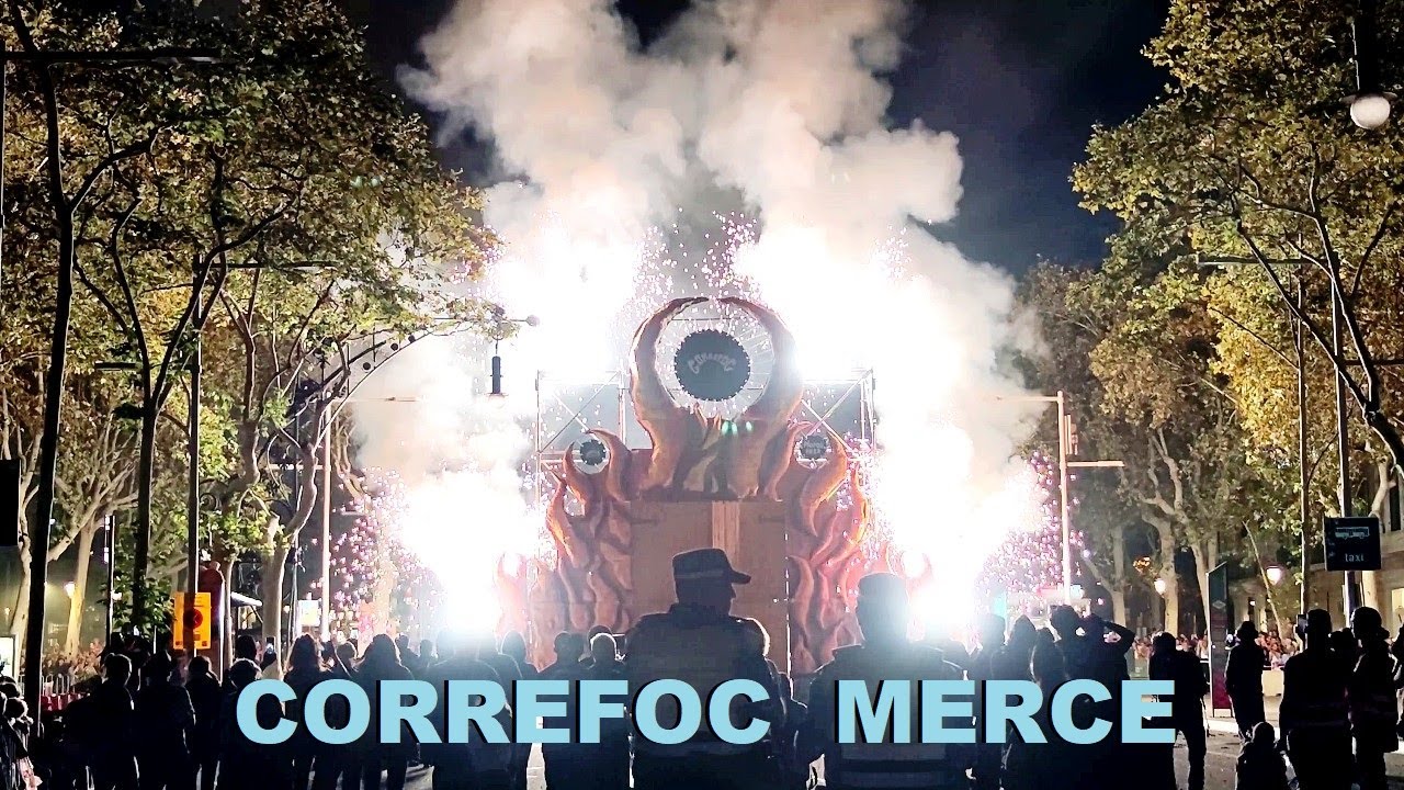 Barcelona Festa Major 2023 | CORREFOC de la MERCÈ (23/9/2023) [4K]