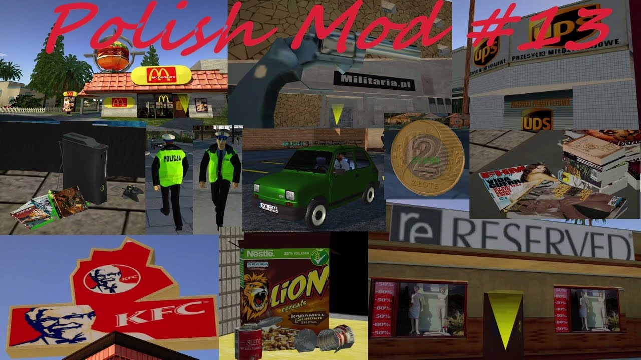 GTA San Andreas Polish Mod Gameplay #13