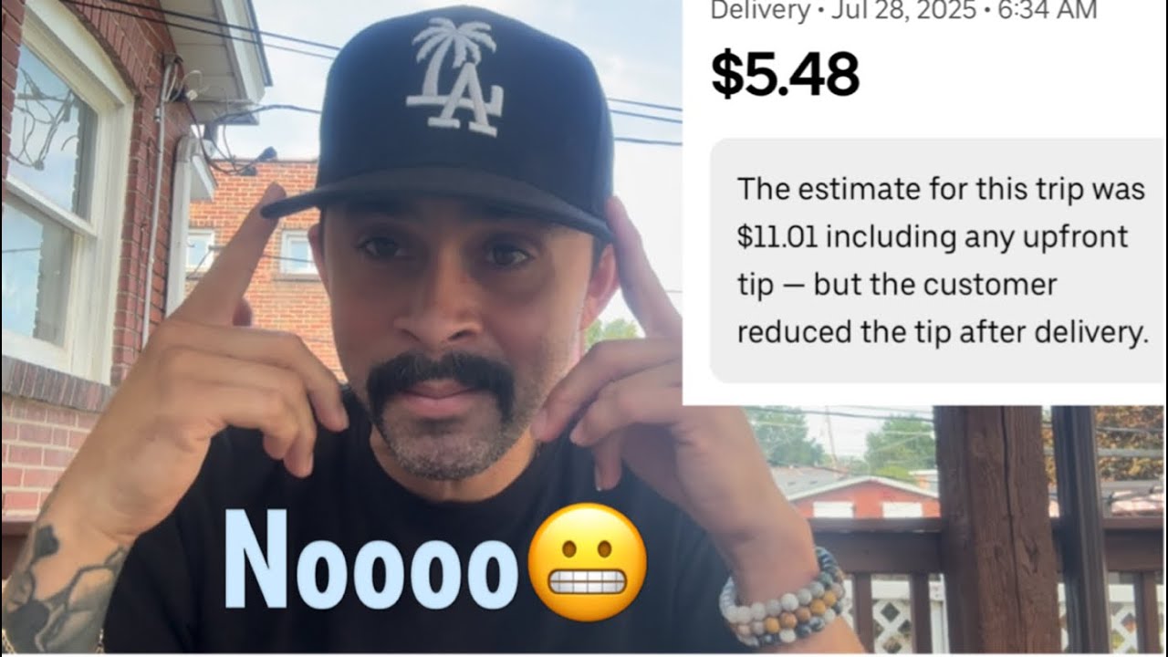 Getting TIP BAITED On Uber Eats Sucks. Delivery Driver Issues  