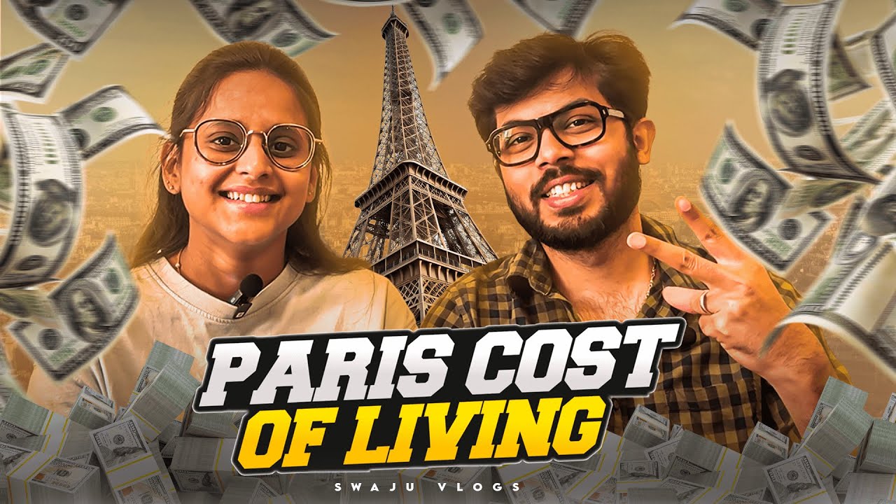 Tamil Couple Cost of Living in Paris | Monthly Expenses Breakdown #swajuvlogs #lifeinparis
