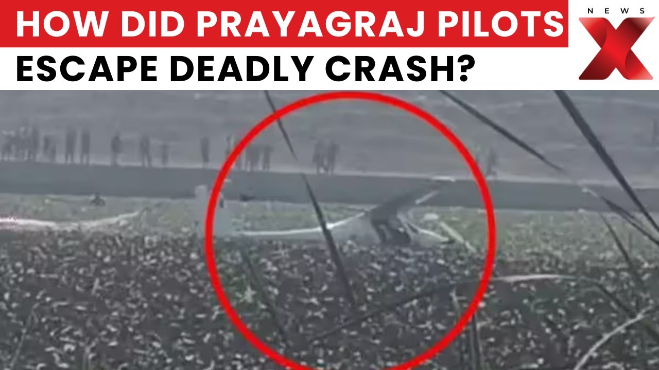 Microlight Crash Near Prayagraj: How Did Pilots Survive? | NewsX