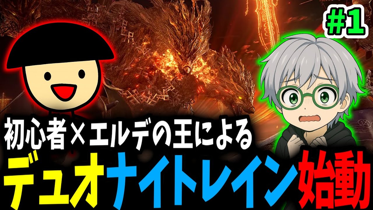 初心者とエルデの王が夜渡りになった結果まさかの展開にwww part1【エルデンリング ナイトレイン】