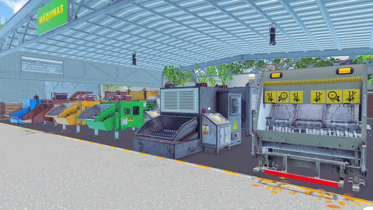 Consigo Nuevas Maquinas y Organizo Todo El Proceso De Trabajo | #5 Recycling Center Simulator