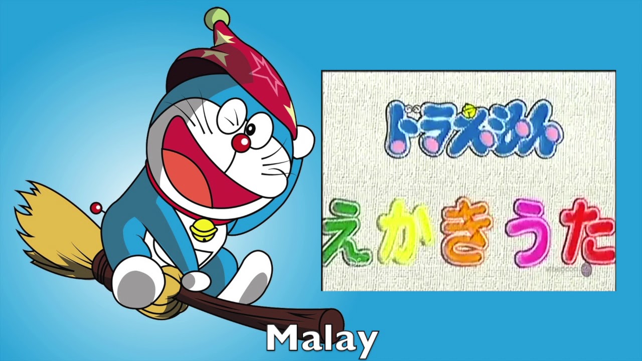 Doraemon Ekaki Uta (Drawing Song) Multilanguage Comparison