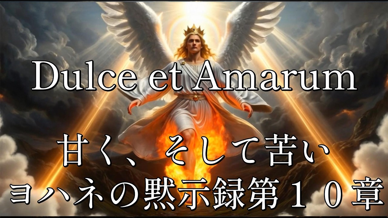 【Latin Sacred Hymn】Dulce et Amarum｜甘く、そして苦い〜ヨハネの黙示録第１０章｜Biblical Hymn Series