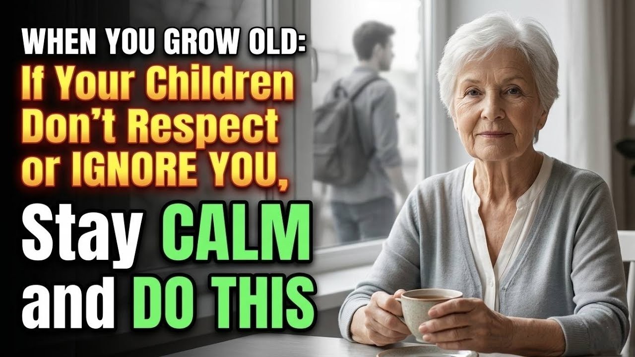 When You Grow Old: If Your Children Don’t Respect or IGNORE YOU, Stay CALM and DO THIS