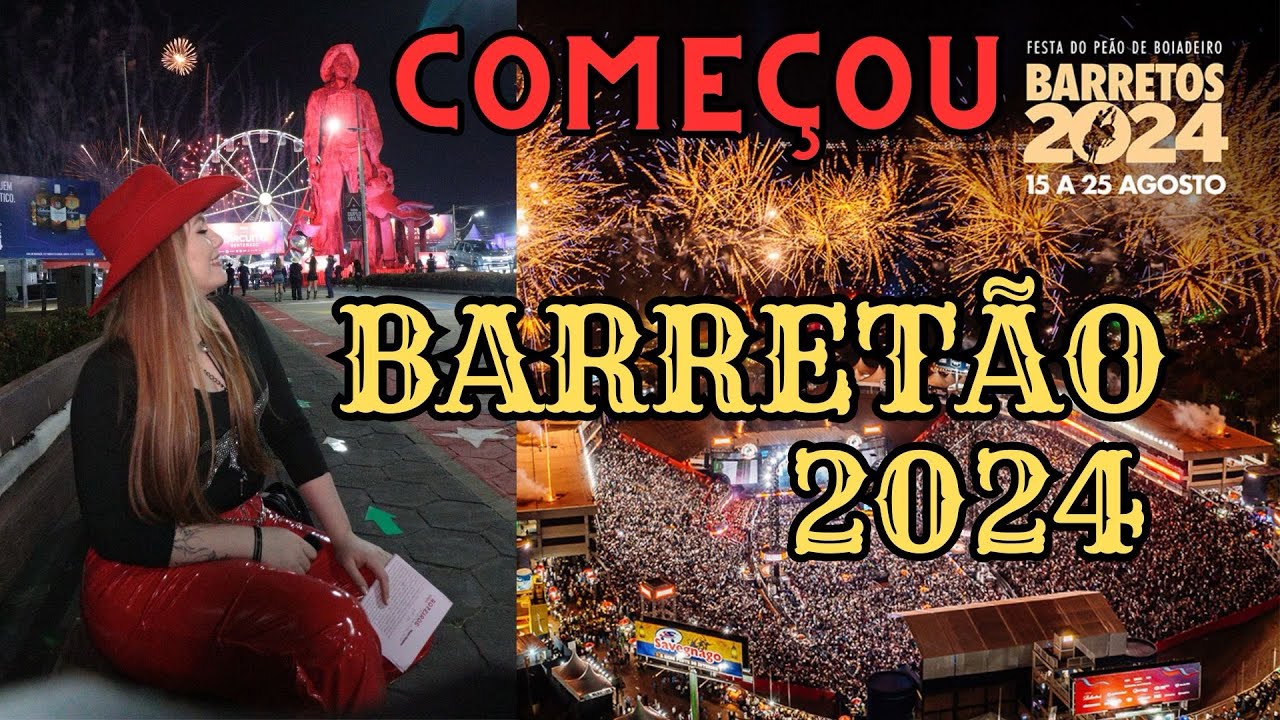 FESTA DO PEÃO DE BARRETOS 2024 - Primeiro dia VLOG DE RODEIO BARRETÃO