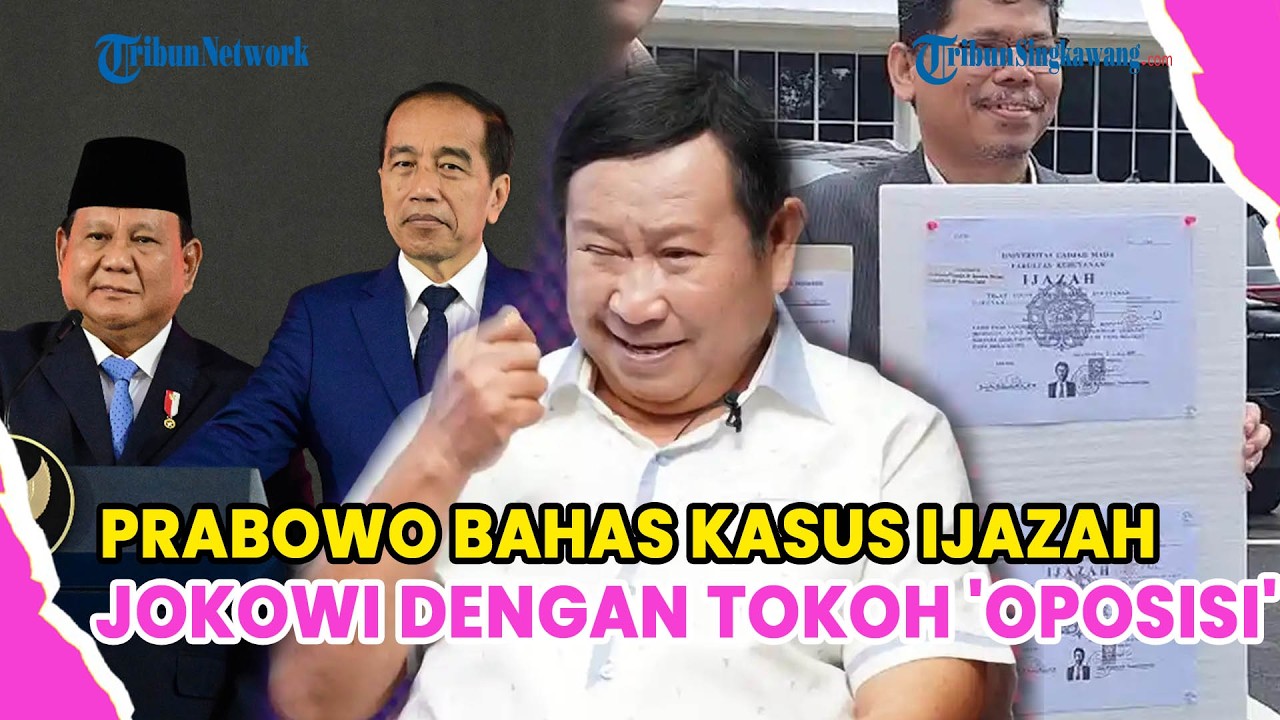SUSNO DUADJI KAGUM SIKAP PRABOWO BAHAS KASUS IJAZAH JOKOWI DENGAN TOKOH 'OPOSISI'