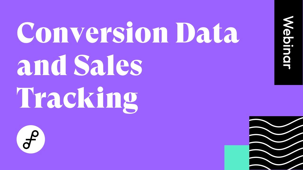 Conversion Data and Sales Tracking