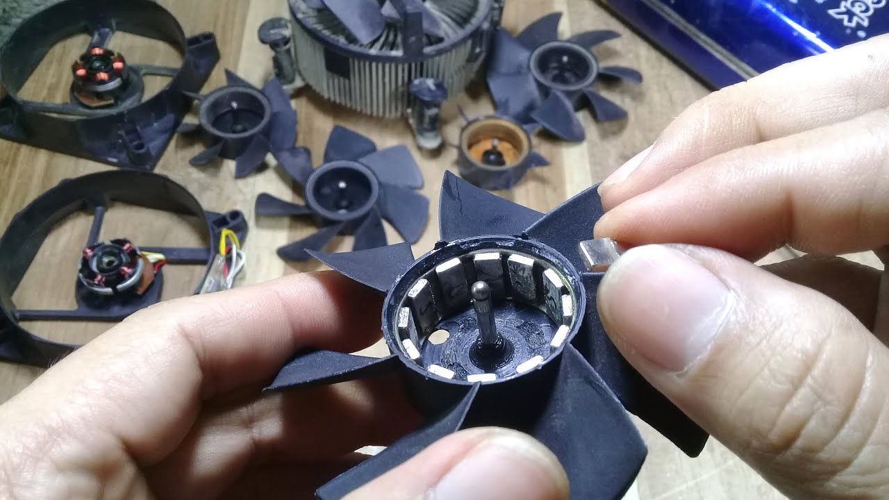 Susunan Magnet Untuk Modif Kipas DC Brushless