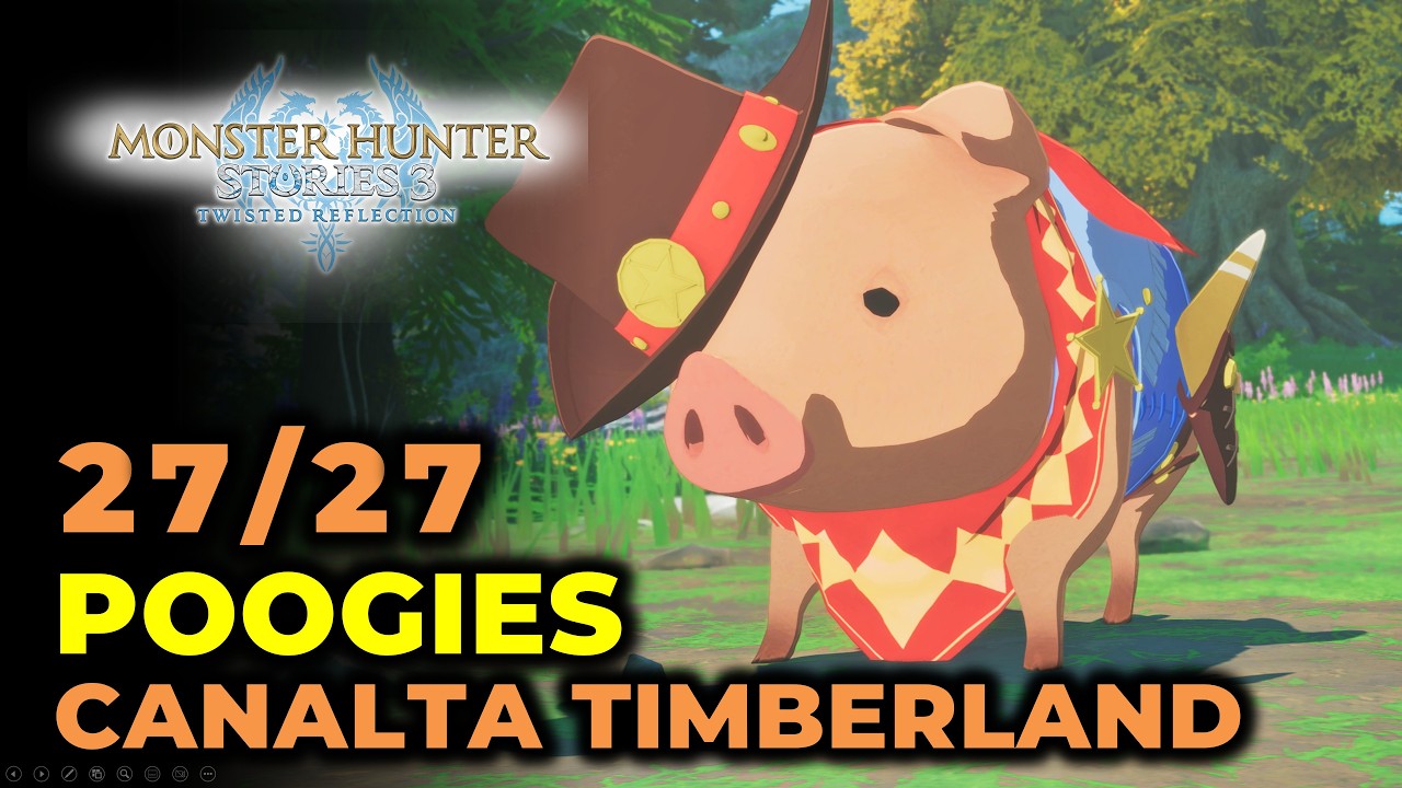 Canalta Timberland - All 27 Poogies Location | Monster Hunter Stories 3 Twisted Reflection