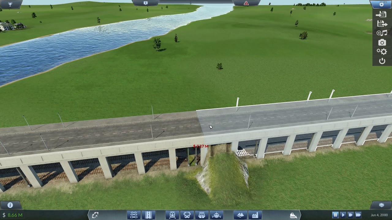 Stacking road over tracks - how to use