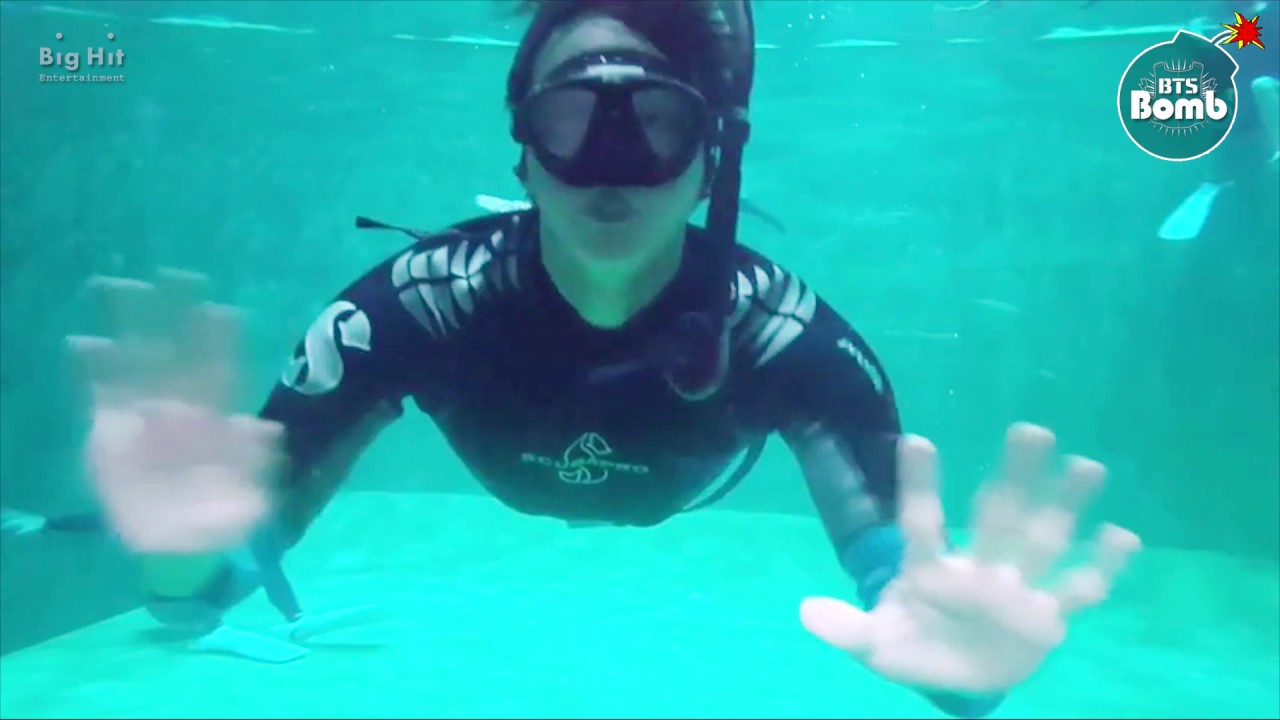 [BANGTAN BOMB] Jin's 'Skin diving' Training @ 정글의법칙 - BTS (방탄소년단)