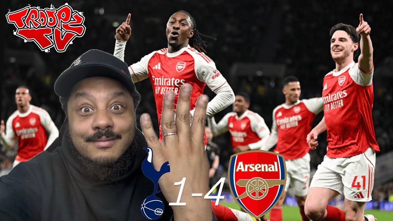 Spurs 1-4 Arsenal | Troopz Match Reaction | EZE OWNS TOTTENHAM!! 🔥🔥🔥