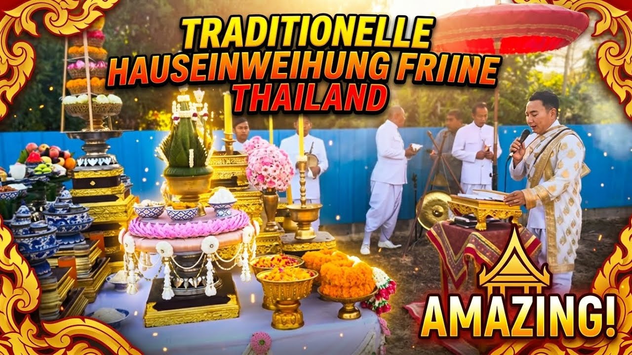 Traditionelle Hauseinweihung in Thailand 