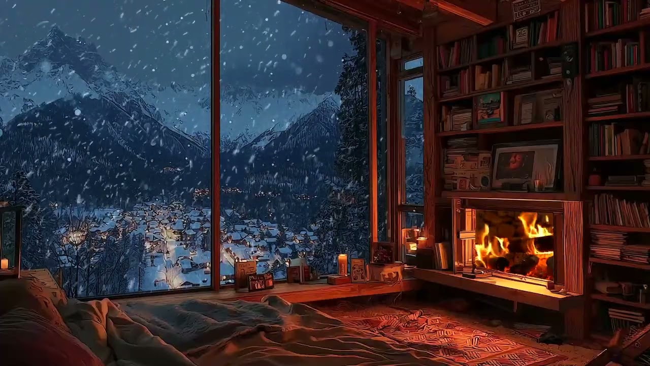 Dreamy Winter Piano Soundscape – Warm Notes for Calm Sleep and Cozy Feelings