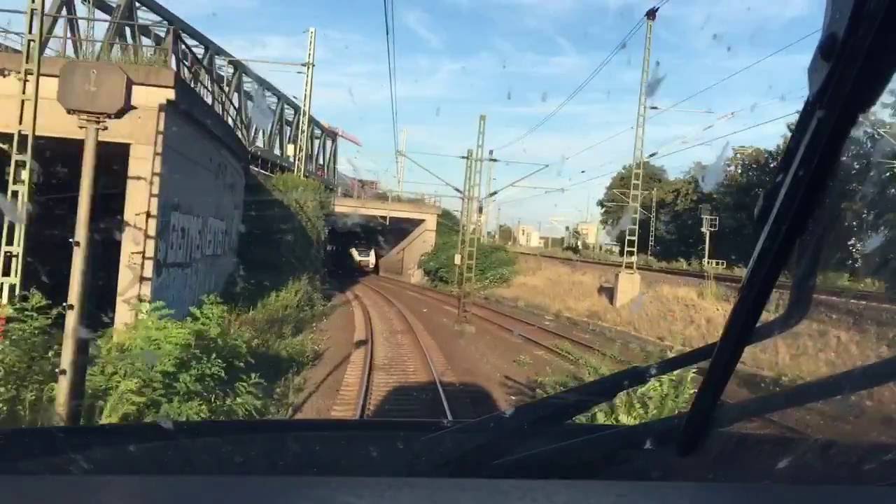 TGV Thalys Cabride Führerstandsmitfahrt Köln - Dortmund