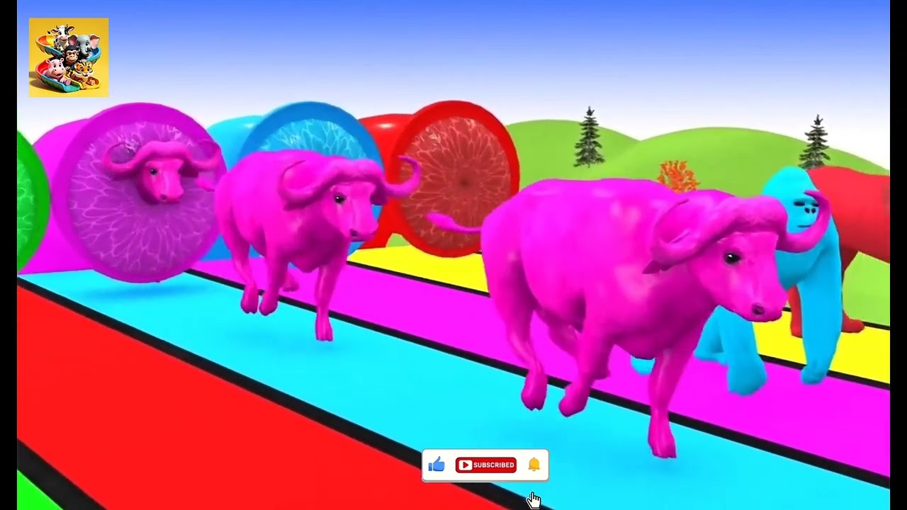 Funny 3D Animals Slide Game – Lustiges Tier-Rutschspiel in 3D